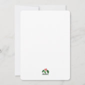 De Kaart van de Foto van de hulst (Achterkant)