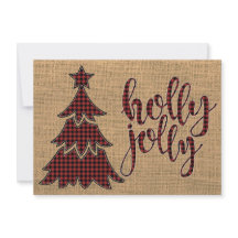 de Kaart van de Foto van de Kerstboom van de hulst