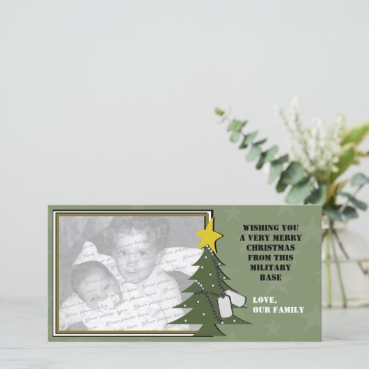 De Kaart van de Foto van de Labels van de (Staand voorkant)