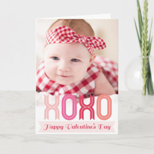 De Kaart van de Foto van de Liefde XOXO en van de