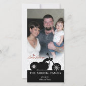 De Kaart van de Foto van de Motorfiets van de (Voorkant)