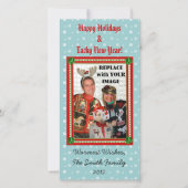 De Kaart van de Foto van de Sneeuwvlok van de (Voorkant)