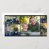 De Kaart van de Foto van de Thanksgiving (Voorkant / Achterkant)