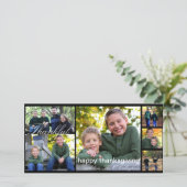 De Kaart van de Foto van de Thanksgiving (Staand voorkant)