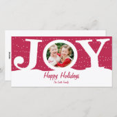 De Kaart van de Foto van de Vakantie van de (Voorkant / Achterkant)