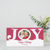 De Kaart van de Foto van de Vakantie van de (Staand voorkant)