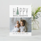 De Kaart van de Foto van de Vakantie van de Boom (Staand voorkant)