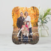 De Kaart van de Foto van de Vakantie van de liefde (Staand voorkant)