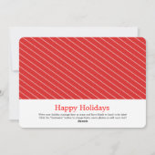 De Kaart van de Foto van de Vakantie van de vrede (Achterkant)