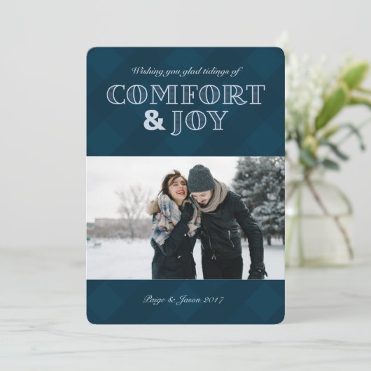 De Kaart van de Foto van de Vakantie van het (Staand voorkant)