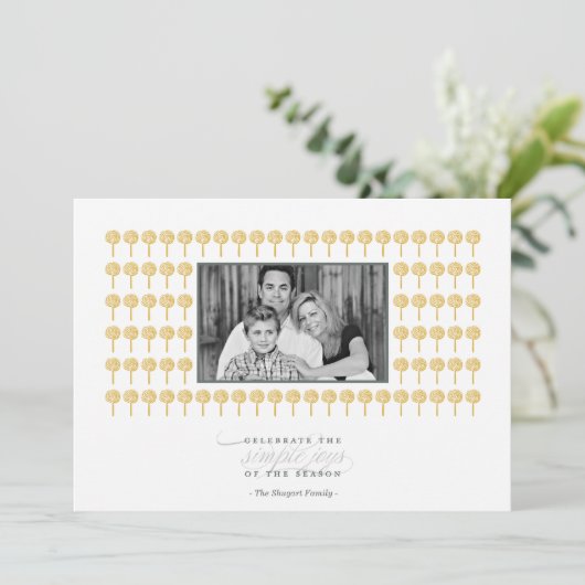 De Kaart van de Foto van de Vakantie van het (Staand voorkant)