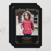 De Kaart van de Foto van de Vakantie van het Lijst (Voorkant / Achterkant)