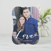 De Kaart van de Foto van de Valentijnsdag van de (Staand voorkant)