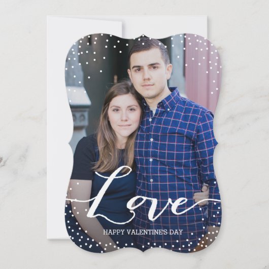 De Kaart van de Foto van de Valentijnsdag van de (Voorkant)