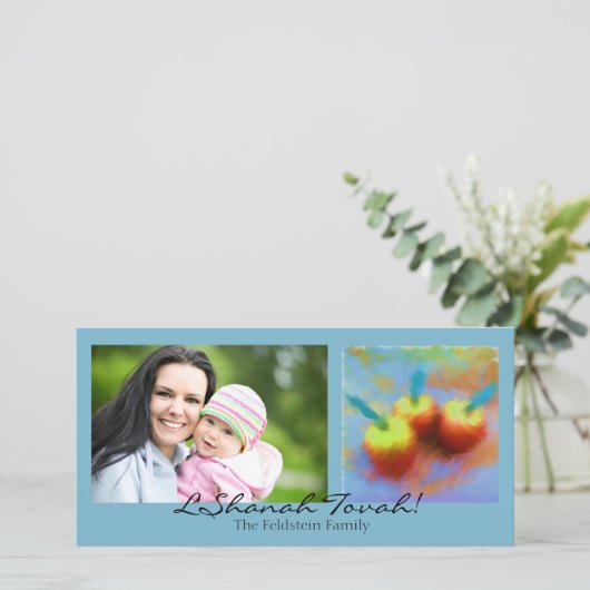 De Kaart van de Foto van drie Appelen (Staand voorkant)