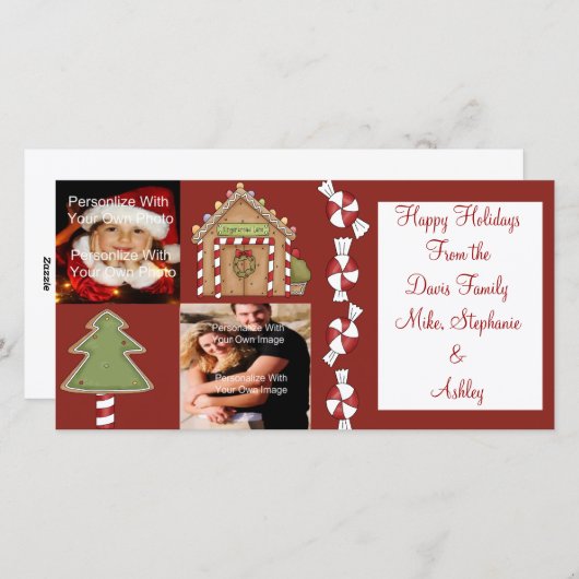 De Kaart van de Foto van het land van het snoep (Voorkant / Achterkant)