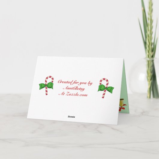 De Kaart van de Foto van Kerstmis (Achterkant)