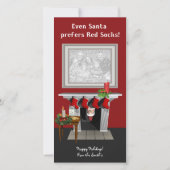 De Kaart van de Foto van Kerstmis van Boston (Voorkant)