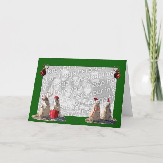 De Kaart van de Foto van Kerstmis van de (Voorkant)