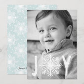 De Kaart van de Foto van Kerstmis van de (Voorkant / Achterkant)