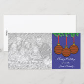 De Kaart van de Foto van Kerstmis van het (Voorkant / Achterkant)