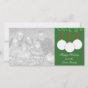 De Kaart van de Foto van Kerstmis van het golf