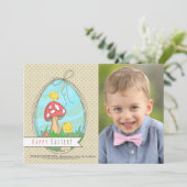 De Kaart van de Foto van twee Kuikens van Pasen (Staand voorkant)