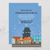 De kaart van de Gebeurtenis van de Vergadering van (Voorkant / Achterkant)