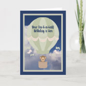 De Kaart van de geboorte voor een eenjarig kind (Voorkant)