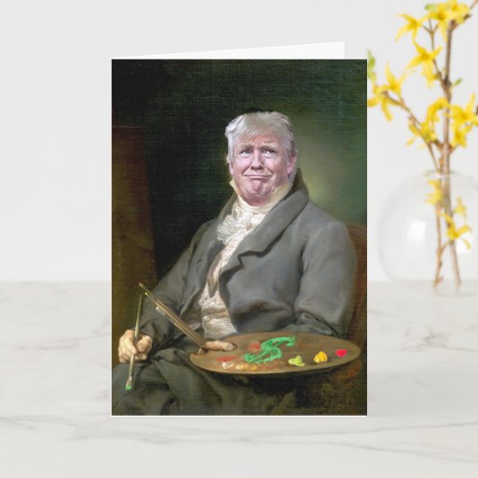 De Kaart van de geboortedag van de Con Artist (Gele Bloem)