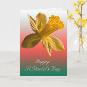 De Kaart van de gele narcis (Gele Bloem)