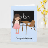 De Kaart van de Gelukwensen van afstuderen van (Gele Bloem)