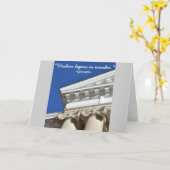 De Kaart van de Gelukwensen van de Graad van de (Gele Bloem)