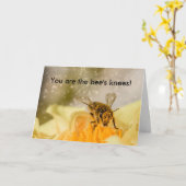 De Kaart van de Gelukwensen van de Knieën van de (Gele Bloem)