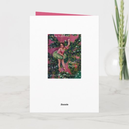 De Kaart van de Gelukwensen van de "Notekraker" (Achterkant)