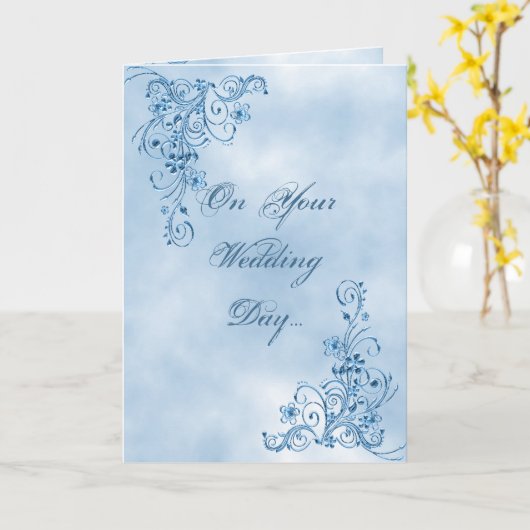 De Kaart van de Gelukwensen van het huwelijk: De (Gele Bloem)