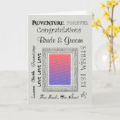 De Kaart van de Gelukwensen van het Huwelijk van (Gele Bloem)