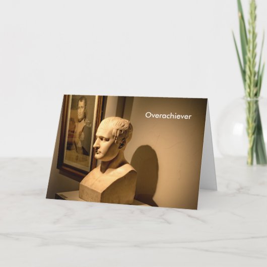 De Kaart van de Gelukwensen van Overachiever (Voorkant)