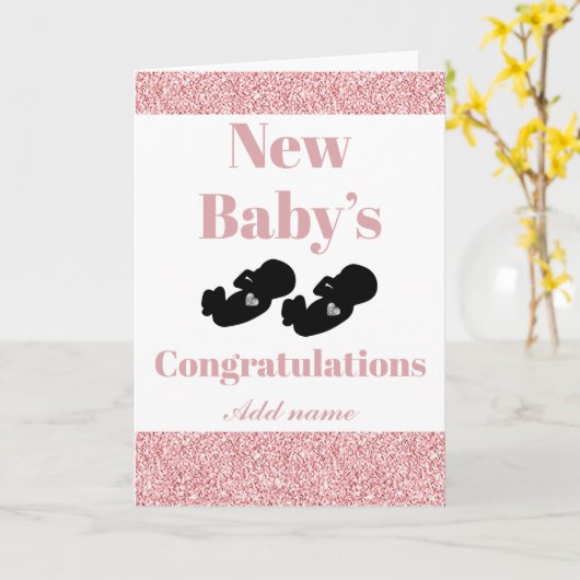 De kaart van de gepersonaliseerde gelukwensen (Gele Bloem)