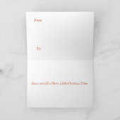 De kaart van de Gift van Christma van Mery (Binnen)