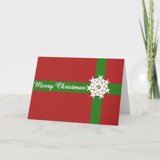 De kaart van de Gift van Christma van Mery (Voorkant)