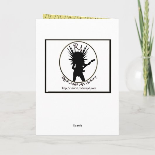 De Kaart van de Gift van het Meisje van Anime (Achterkant)