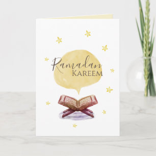 De kaart van de Gift van Kareem van de Ramadan