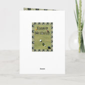 De Kaart van de groene Bowls met de omlijsting van (Achterkant)