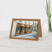 De Kaart van de groet "Bonjour! " (Voorkant)