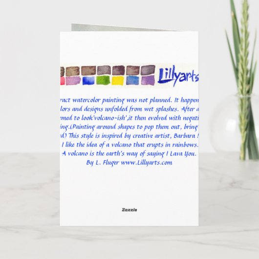 De Kaart van de Groet en van de Nota van de (Achterkant)