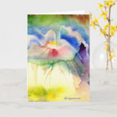 De Kaart van de Groet en van de Nota van de (Gele Bloem)