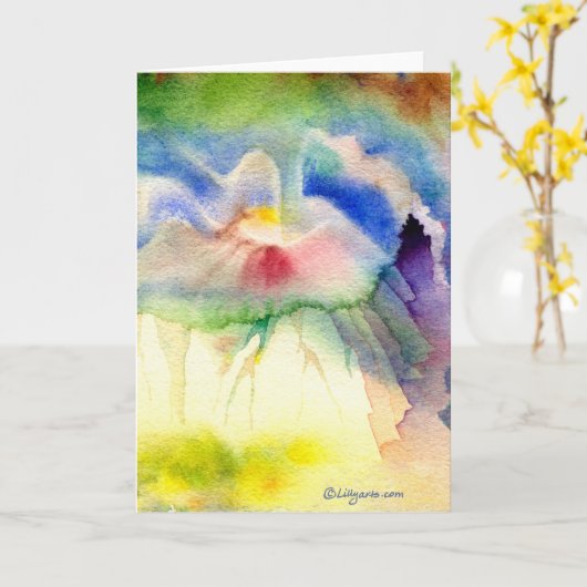 De Kaart van de Groet en van de Nota van de (Gele Bloem)