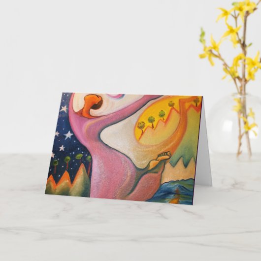 De Kaart van de Groet of van de Nota van de Danser (Gele Bloem)