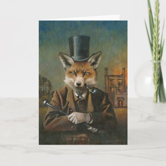 De Kaart van de groeten Dapper Fox (Voorkant)